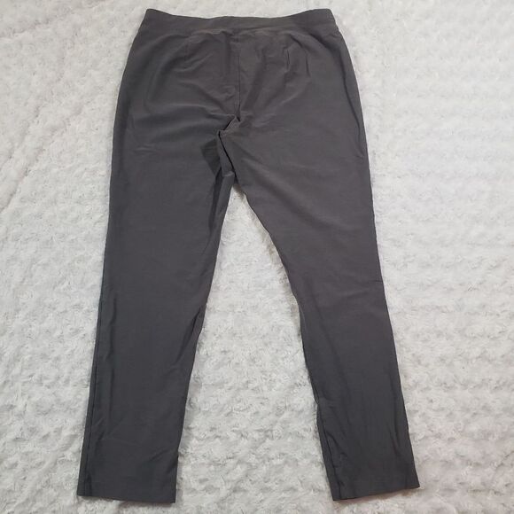Eileen Fisher grey small viscose stretch legging pants - Picture 4 of 8